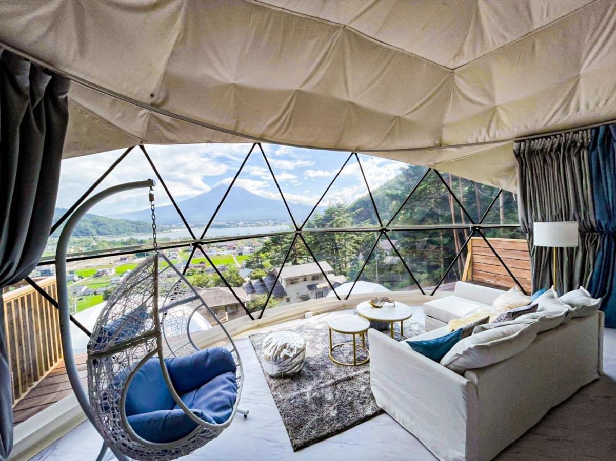 Mt,Fuji Glamping Terrace Minenohana - Vacation Stay 35711V Fujikawaguchiko Eksteriør bilde