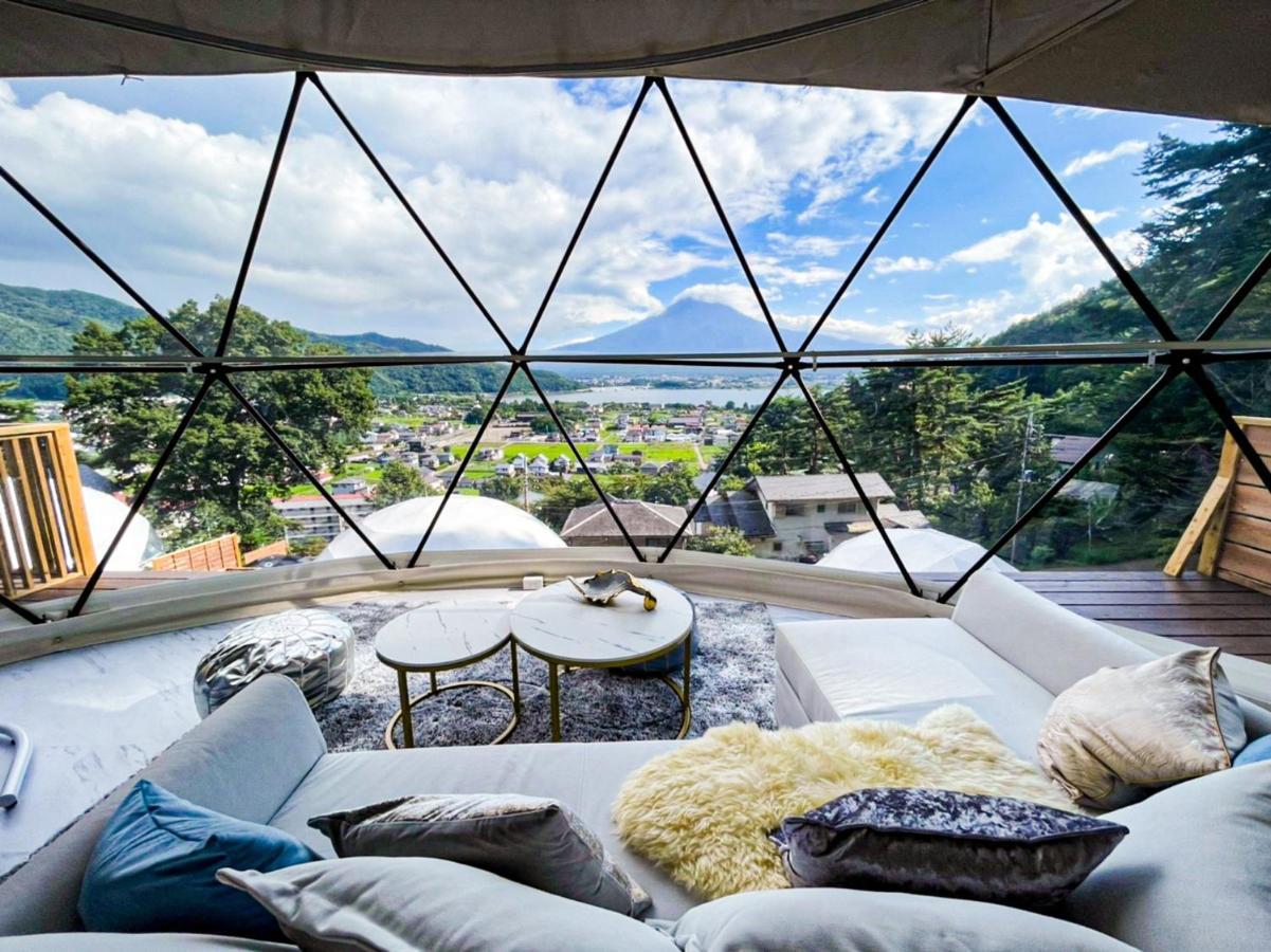 Mt,Fuji Glamping Terrace Minenohana - Vacation Stay 35711V Fujikawaguchiko Eksteriør bilde