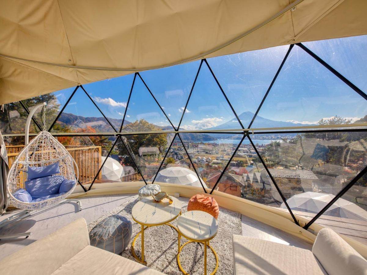 Mt,Fuji Glamping Terrace Minenohana - Vacation Stay 35711V Fujikawaguchiko Eksteriør bilde