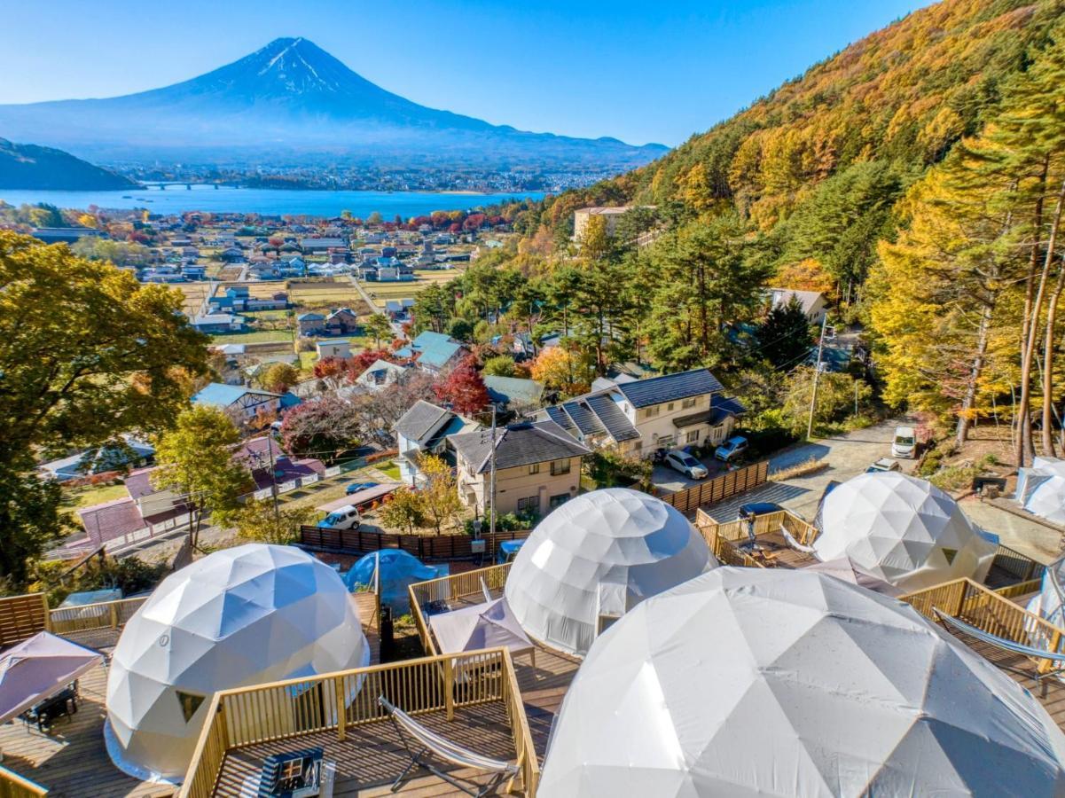 Mt,Fuji Glamping Terrace Minenohana - Vacation Stay 35711V Fujikawaguchiko Eksteriør bilde