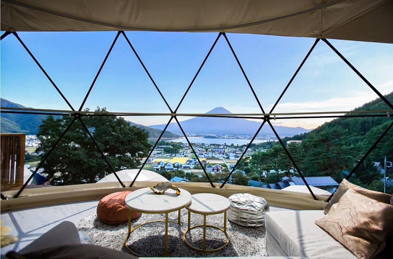 Mt,Fuji Glamping Terrace Minenohana - Vacation Stay 35711V Fujikawaguchiko Eksteriør bilde