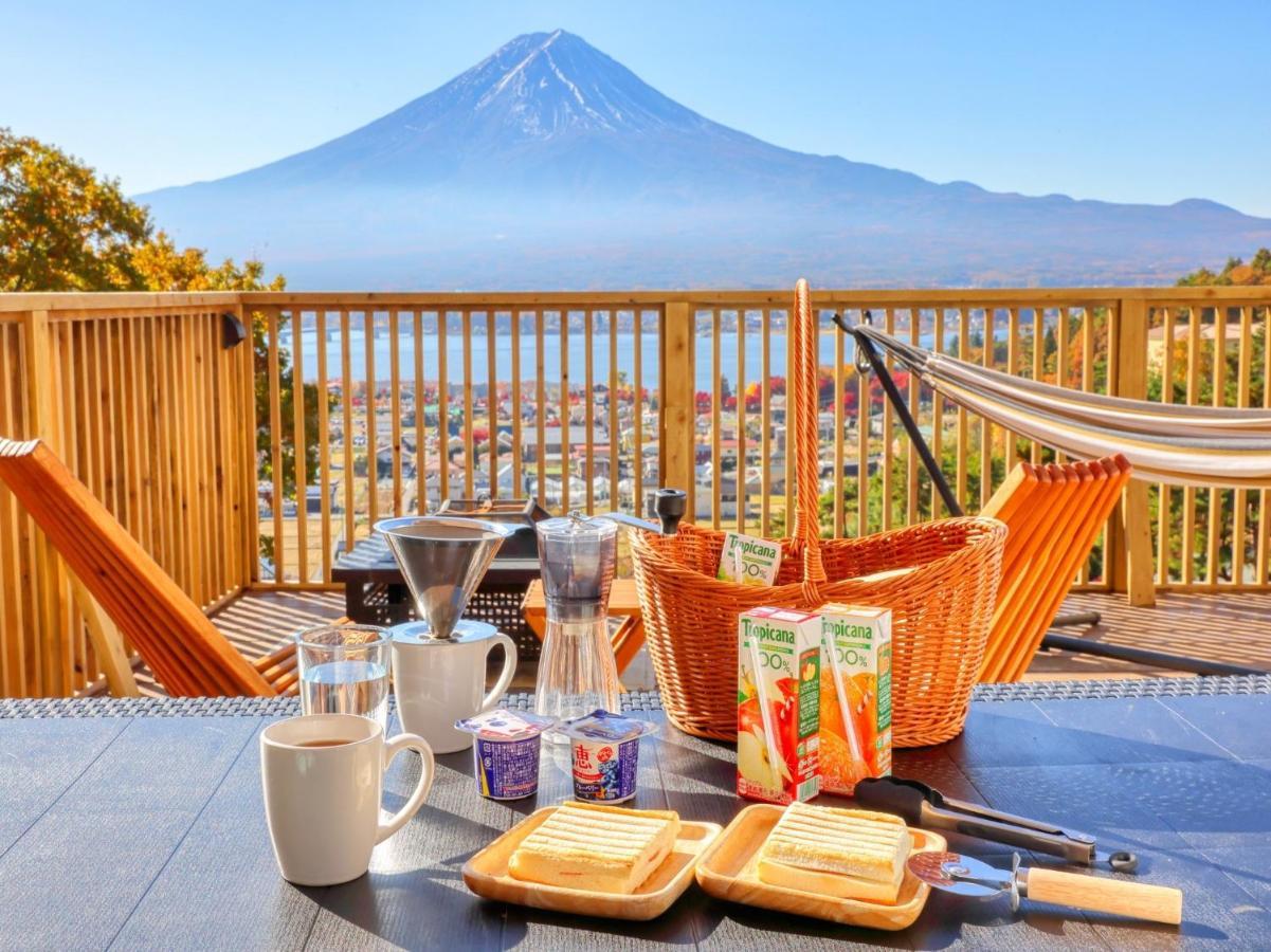 Mt,Fuji Glamping Terrace Minenohana - Vacation Stay 35711V Fujikawaguchiko Eksteriør bilde