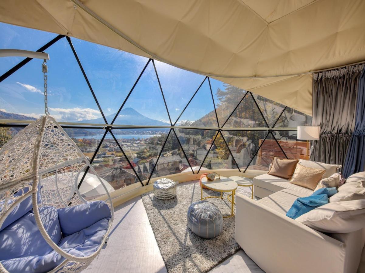 Mt,Fuji Glamping Terrace Minenohana - Vacation Stay 35711V Fujikawaguchiko Eksteriør bilde